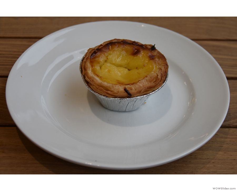 ... the last of the Pastel de Nata. It was only when I'd finished taking my photos...