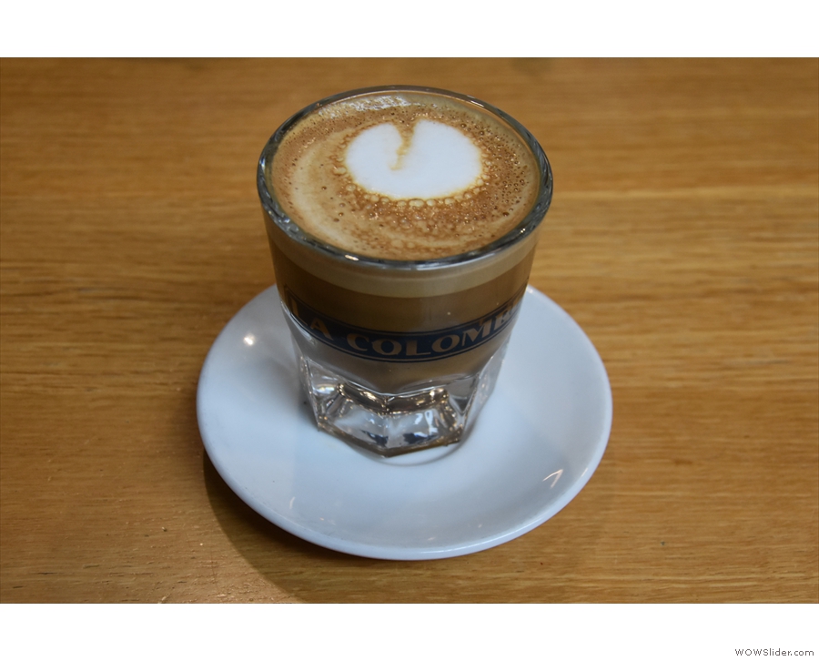 I had an excellent cortado, by the way. Click on the picture for more details.