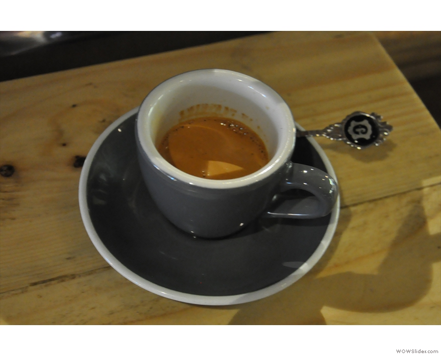 ... but Estelle tempted me with her UKBC blend as an espresso. Very fine it was too!