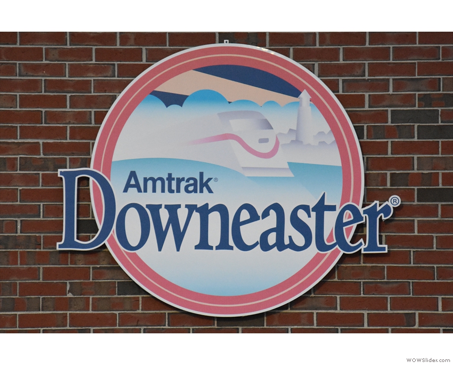 ... which is where you catch Amtrak's Downeaster service.