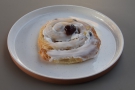 ... rather delicious Danish pastry, with soft, chewy bread and sweet icing on top.