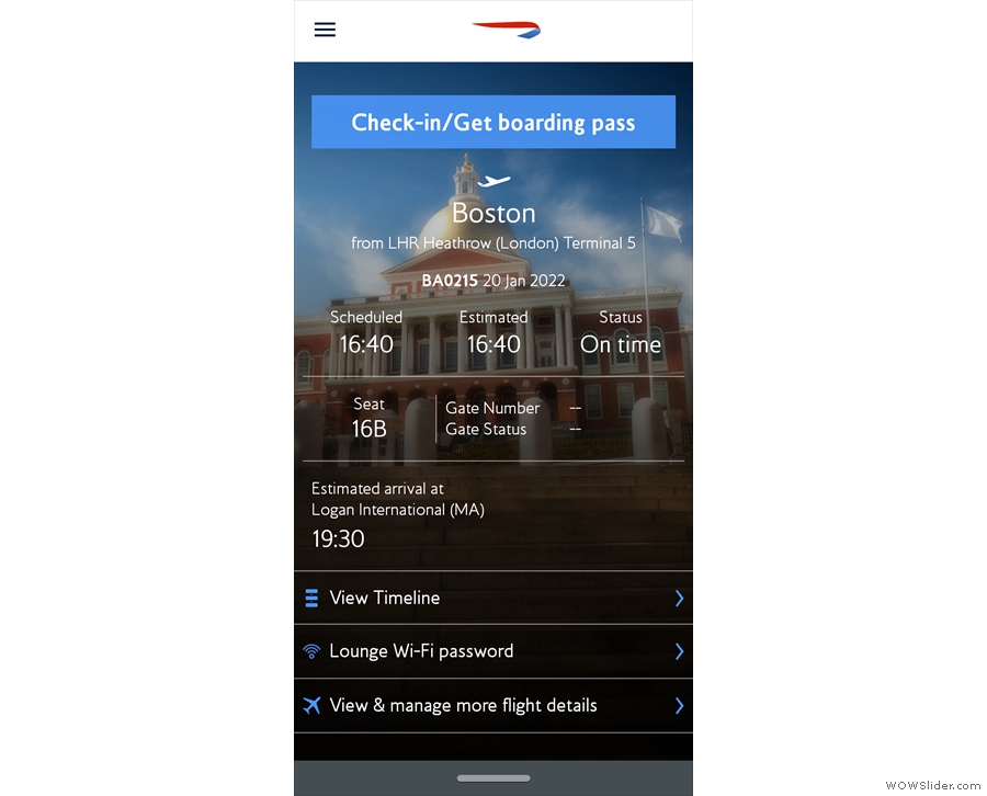 When 16:40 rolled around on Wednesday, I was on the British Airways app, ready to...