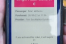I bought my ticket using the First Bus app. Just activate it when you get on.