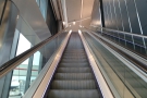 The second escalator takes you up two levels to departures (level one is arrivals).