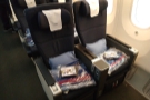 ... where I was sitting at the front, on the left (makes a change). The flight was almost...