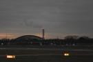 ... airport. This is the view west, towards the waste incinerator & power plant on the...