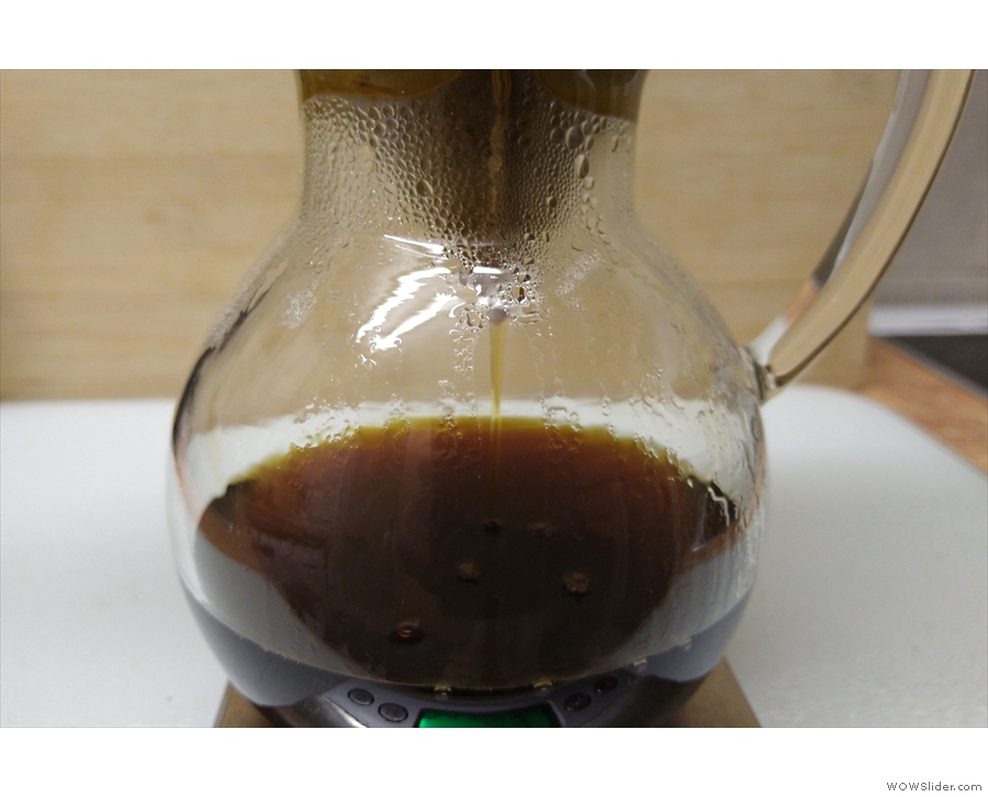 This actually worked really well, rather like a Chemex in fact.