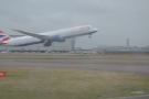 ... airport, with the occasional plane, like this British Airways Boeing 787-900, taking off.