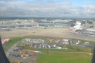 We were landing on the south runway, with great views of Terminal 2...