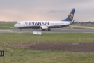 ... but had to wait for this Ryanair flight (not a Learjet) in the other queue to take off.