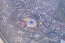 The furthest east we got was the Olympic Stadium, where we turned to start...