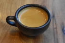 I, however, waited for my Women of Ketiara Sumatra espresso in my Kaffeeform cup.