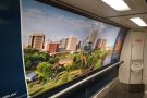 The mural seen from the other direction (looking from business class).