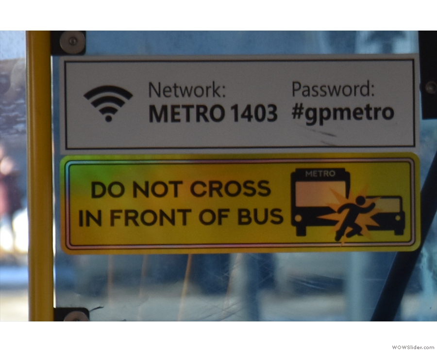 The Portland buses are pretty good (in my opinion) and include free Wifi.