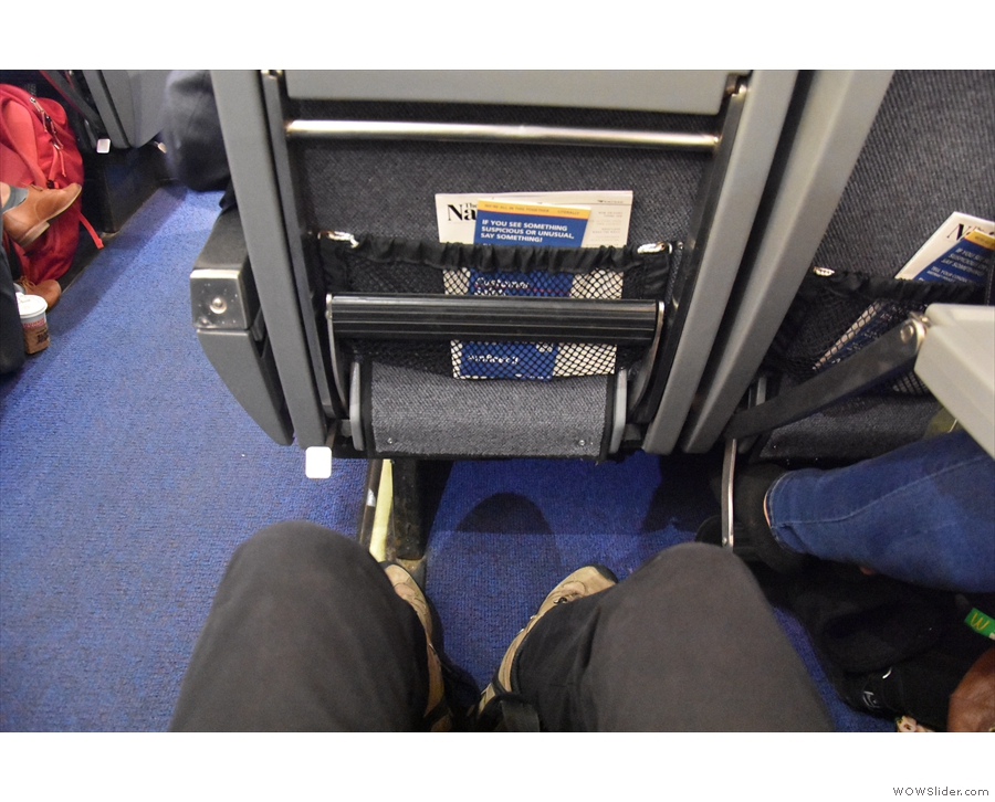 ... same trip. The Amfleet II gives you even more legroom, and so much more space.