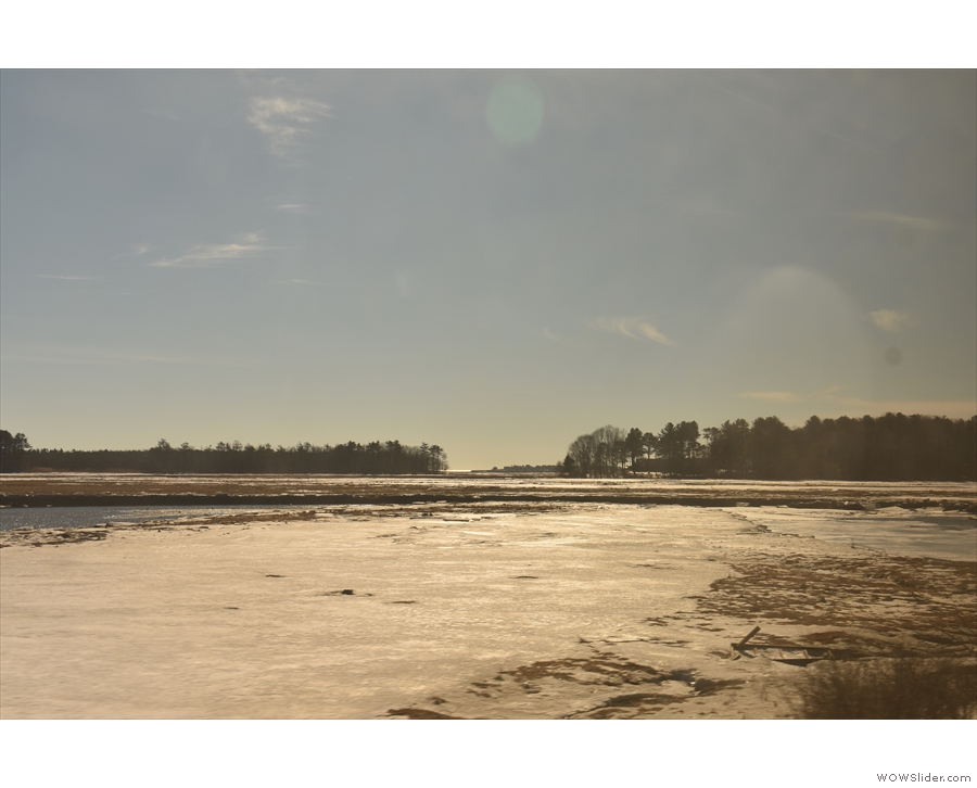 ... along the coast. These are the wetlands around the Nonesuch River. I love this view...