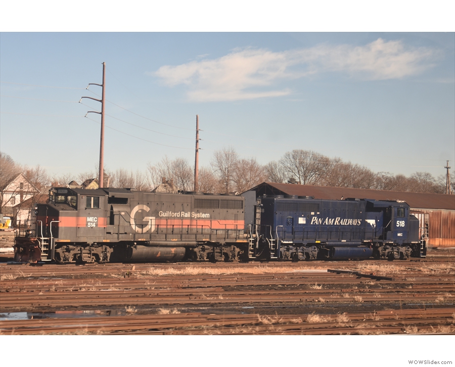 More freight locomotives (in Lawrence). Guilford Rai System was Pan Am's predecessor.