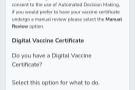 Fortunately I have a digital vaccine certificate (provided by the NHS app).