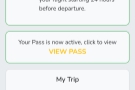 ... which lets me access the all-important 'VIEW PASS' button.