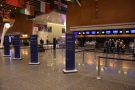 The British Airways check-in desks, where the staff outnumber the passengers!
