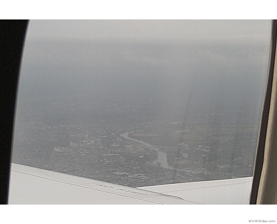 Five minutes later, we were on our final descent towards Heathrow.