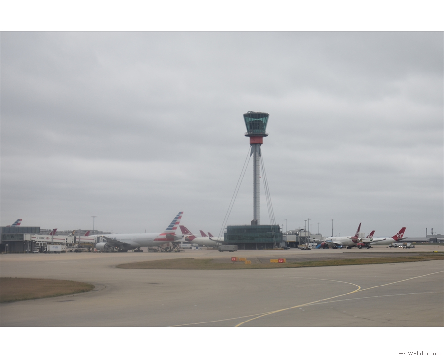 ... followed shortly by the control tower and Terminal 3...