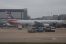 It's also used by American Airlines. This 777-200 had recently arrived from Philadelphia.