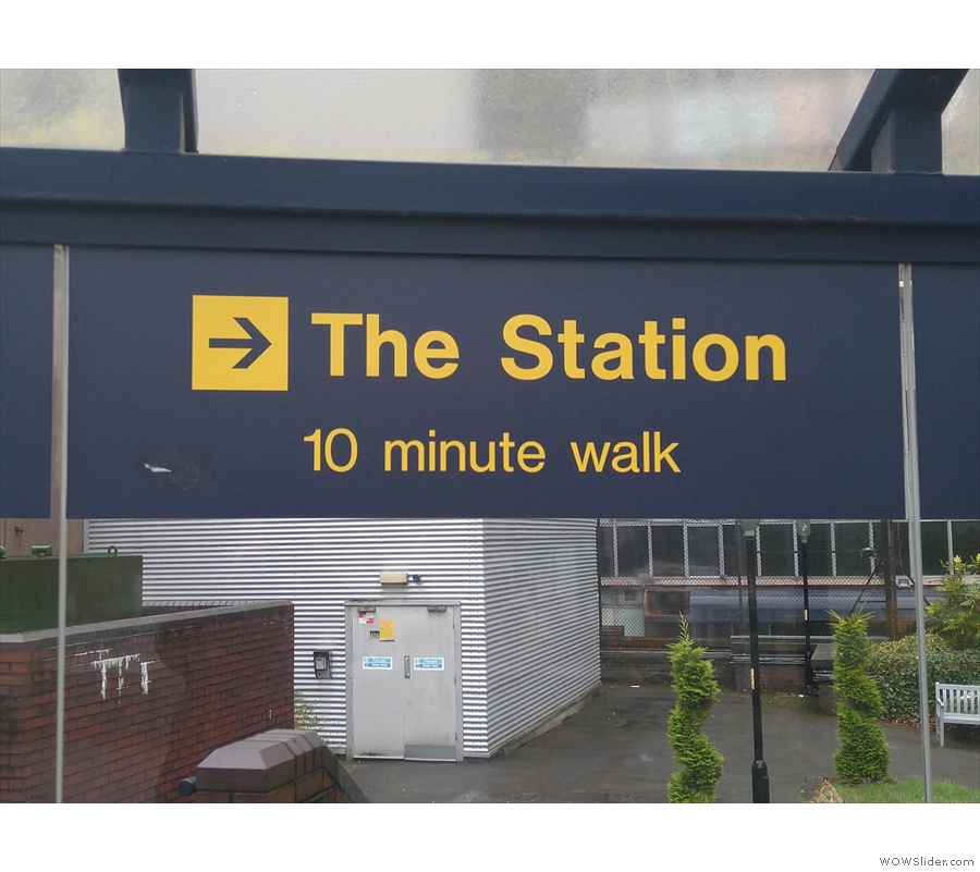 And well signposted. But seriously, 10 minutes?
