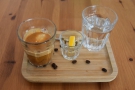 This time I had this beautifully presented cortado...
