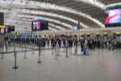 Heathrow Terminal 5, looking pleasantly busy. This is check-in for econony...