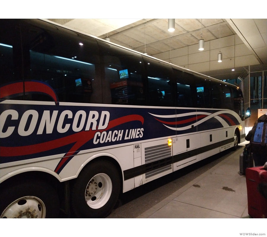 It's the Concord Coach Lines regular service from Boston Logan to Portland, Maine.