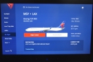My flight from New Orleans (MSY) to Los Angeles (LAX), which will take 3½ hours.