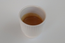 I kept things simple, opting for an espresso, served in this beautiful white cup.
