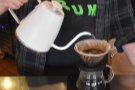 There then follows two main pours, which are designed to fill up the V60 with the correct...