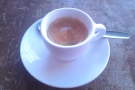 And, from my visit before Christmas, another espresso, this time in a cup.