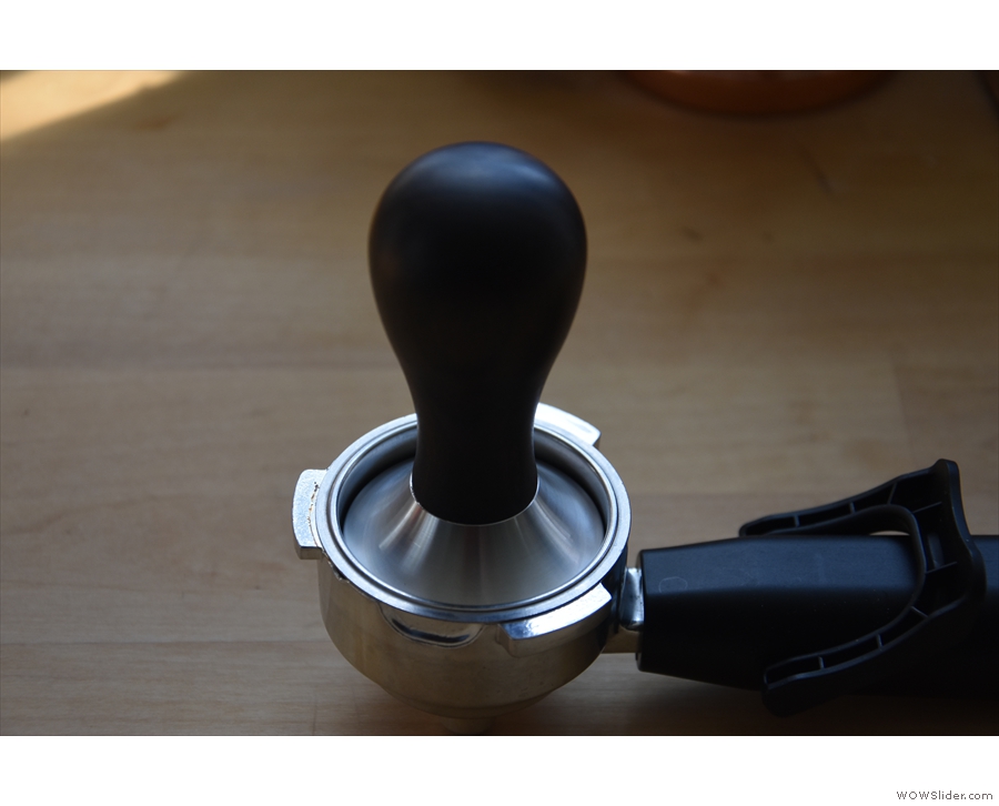 Make sure you get the right size: you need a 51 mm tamper for a 51 mm basket.
