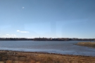We're off, joining I-295 straight from the Transportation Center. This is the Fore River...