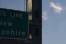 ... marks the border between Maine and New Hampshire. Apologies for the poor photo!