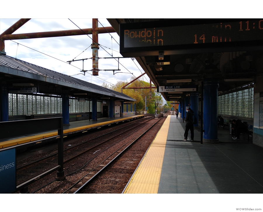 But first, a day in Boston beckons, and that means the Blue Line. I'm at Beachmont...