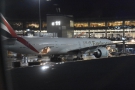 Then, at 21:50, we were off. The customary Emirates plane (a 777-300 this time)... 