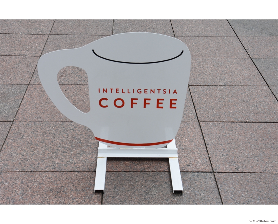 This is what I've come for: the Intelligentsia Coffee Bar.