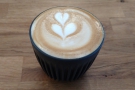 Thursday saw me return for my last flat white of the week...