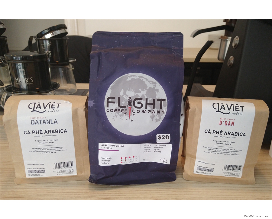 I'll leave you as I left Meier's, with a parting gift of coffee from Flight Coffee Company. 