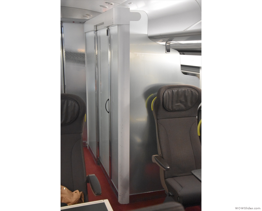 ... beyond which is this enclosed seating compartment.