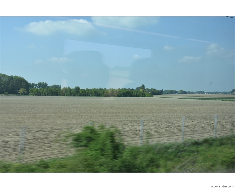 ... the Belgian high-speed line which runs from the border to Brussels.