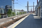 The view north along the platform in the direction of Köln.