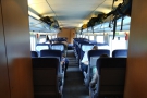 After more conventional seating, we're onto the next coach, which is second class.