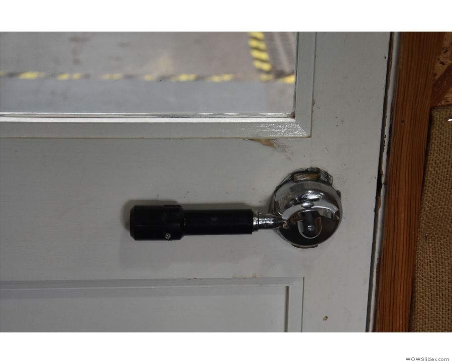... although do check out the door handle. While on the subject of checking things out...