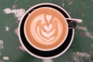 ... and possessing some awesome (and slightly out-of-focus) latte art...