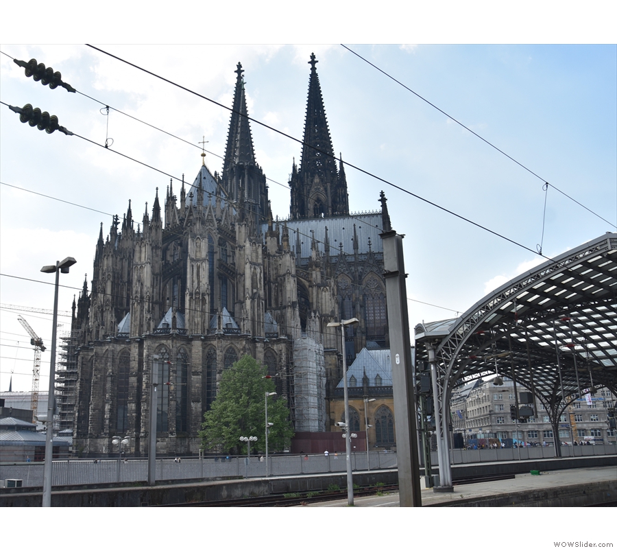 ... where I had a good view of the amazing Köln Cathedral. One day I'll get to visit it!